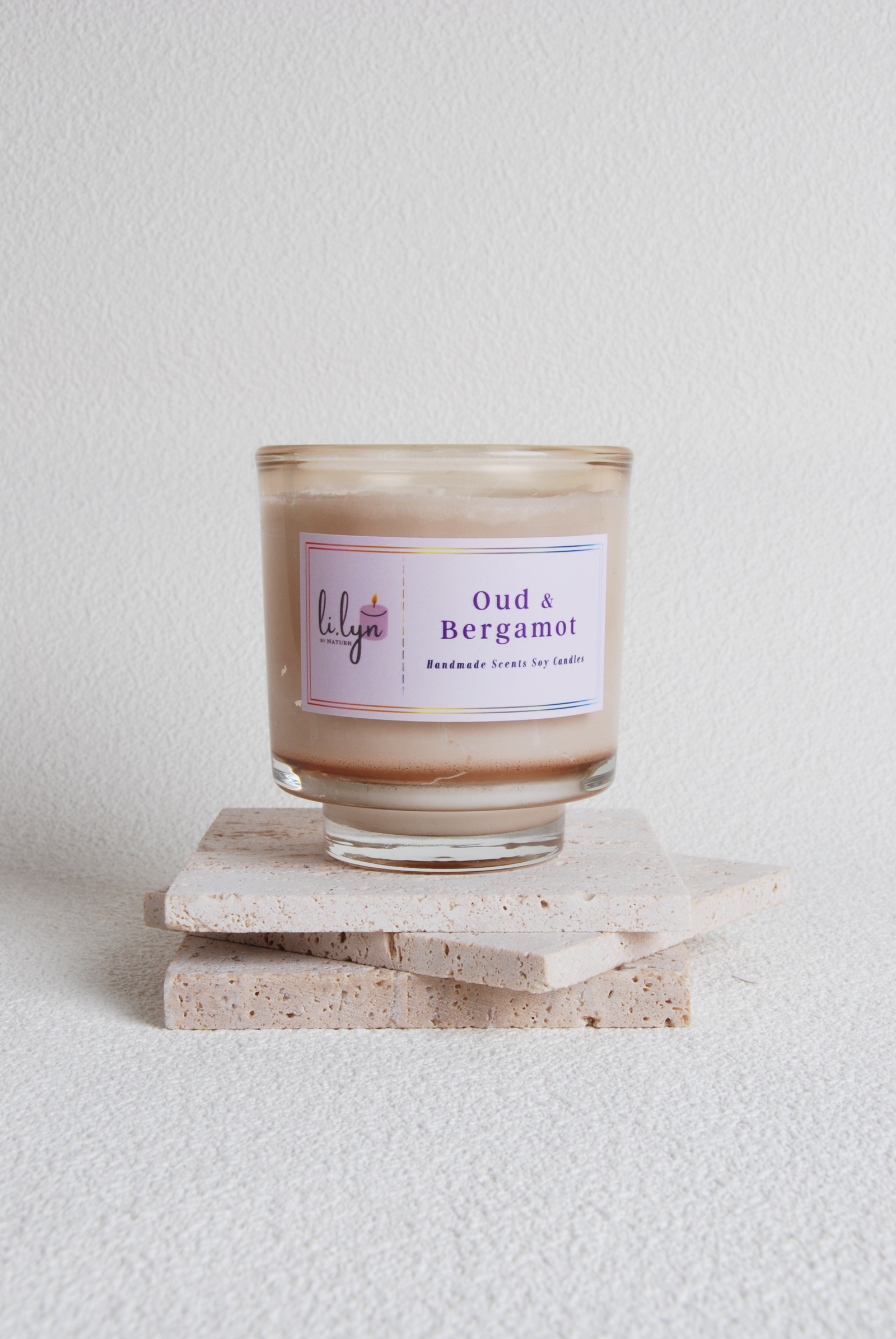 Oud & Bergamot Candle - Naturh