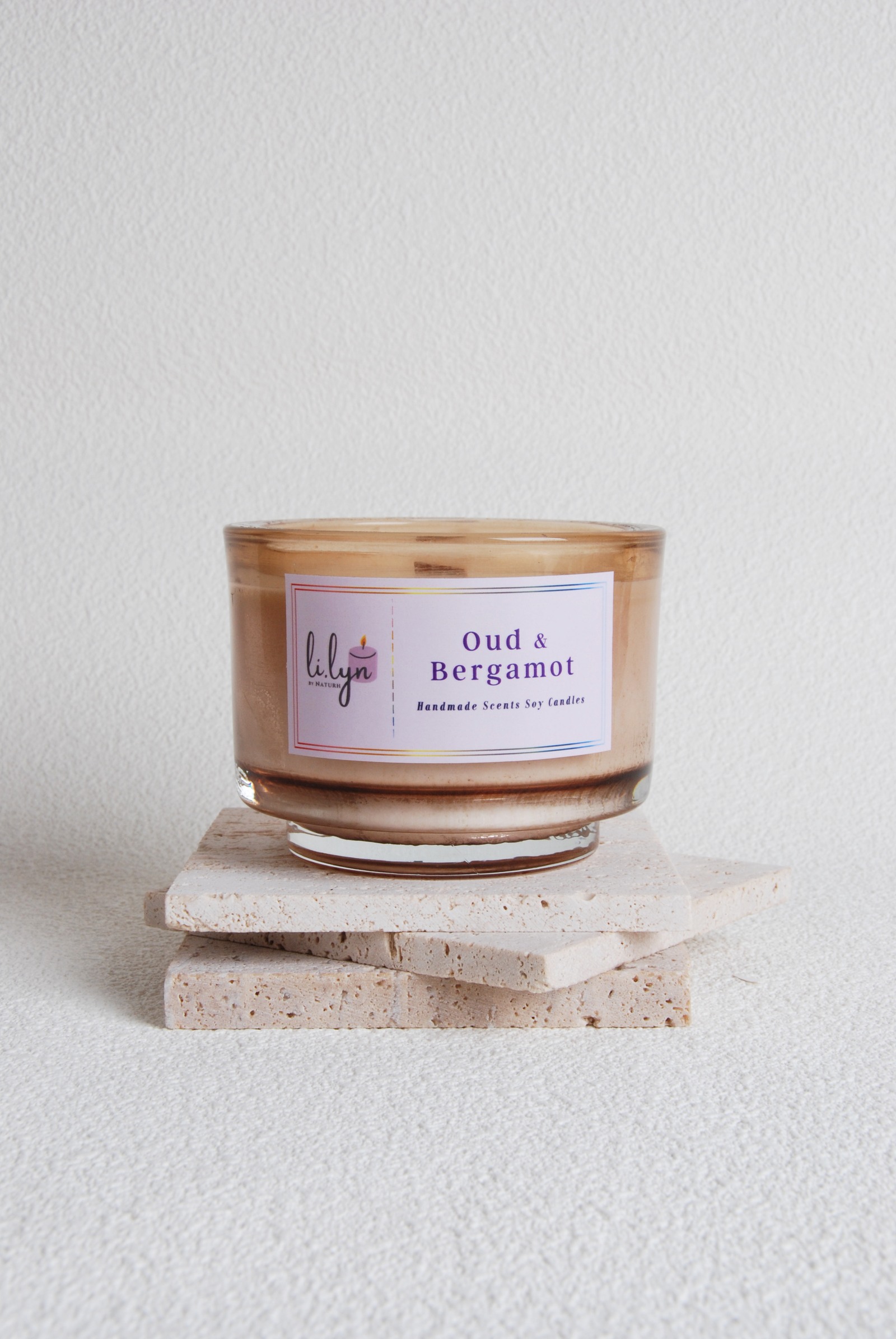 Oud & Bergamot Candle - Naturh