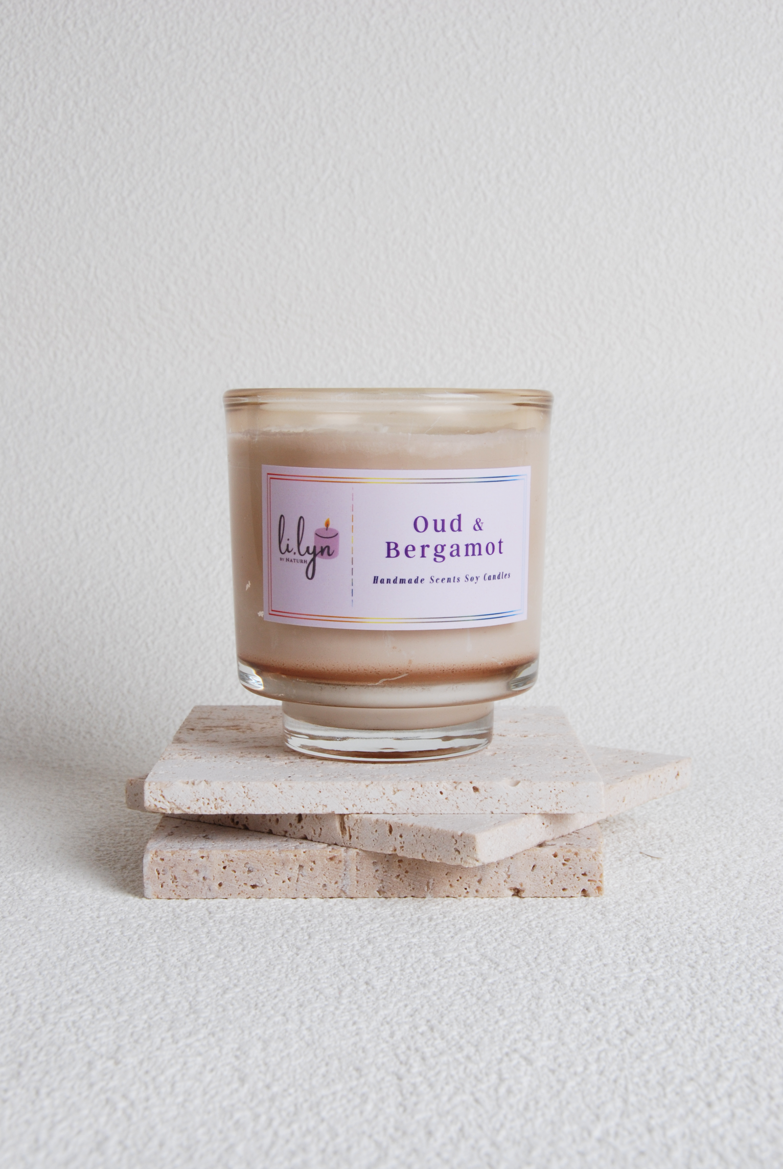 Oud &amp; Bergamot Candle - Naturh