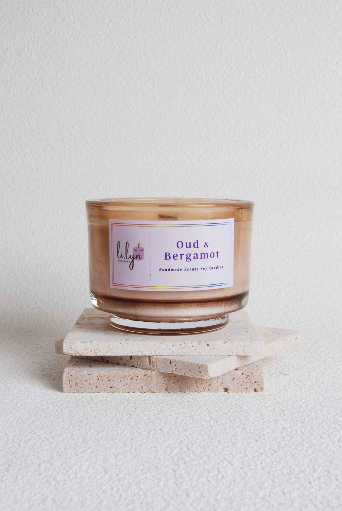 Oud &amp; Bergamot Candle - Naturh